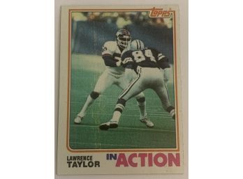 1982 LAWERENCE TAYLOR ROOKIE CARD