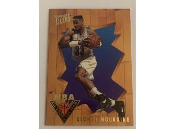 1993 FLEER ALONZO MOURNING ROOKIE CARD