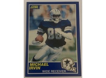 1989 MICHAEL IRVIN ROOKIE CARD