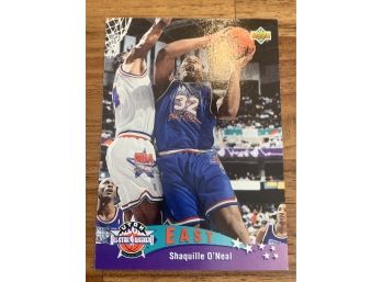 1993 UD SHAQUILLE ONEAL ALL STAR ROOKIE CARD