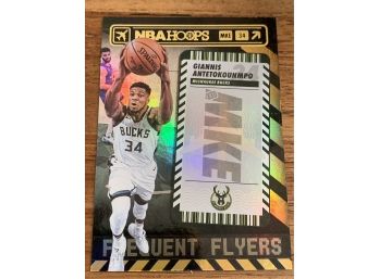 2021 GIANNIS ANTETOKOUNMPO WINTER EDITION FREQUENT FLYERS GOLD FOIL