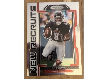 2021 KYLE PITTS NEW RECRUITS PRIZM RC