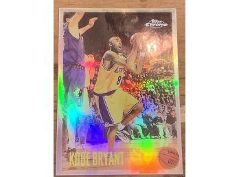 1996 Topps Chrome Kobe Bryant Rookie Card Sticker White Back Sticker