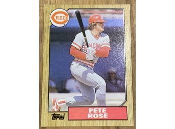 1987 TOPPS PETE ROSE