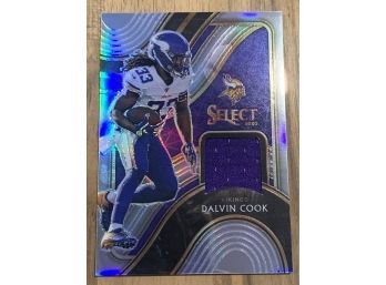2020 SELECT PRIZM DALVIN COOK GAME WORN JERSEY 79/99