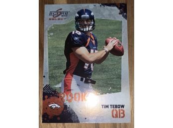 2010 TIM TEBOW SCORE SELECT ROOKIE CARD