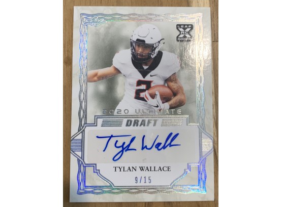 2020 TYLAN WALLACE ROOKIE AUTOGRAPH 9/15!