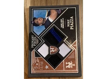 2016 PRIMARY PIECES MIKE PIAZZA GAME WORN JERSEY 56/99
