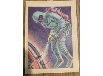 VINTAGE 1956 ADVENTURE-THE SPACE MAN OF THE FUTURE