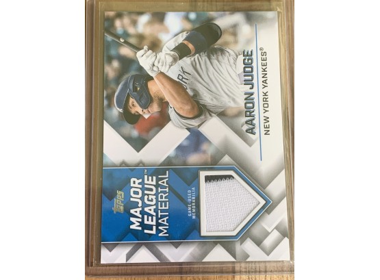 2022 AARON JUDGE MAJOR LEAGUE MATERIAL AUTHENTIC GAME WORN JERSEY