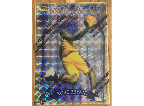 1996-97 TOPPS FINEST KOBE BRYANT HEIRS ROOKIE RC CARD #269 Reprint RP White Back