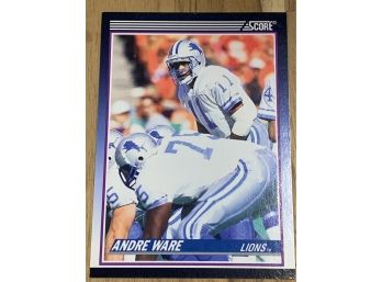 1990 SCORE ANDRE WARE ROOKIE CARD