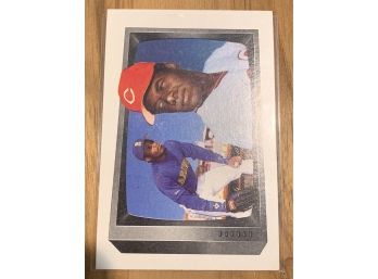1989 BOWMAN KEN GRIFFEY SR AND JR ROOKIE CARD