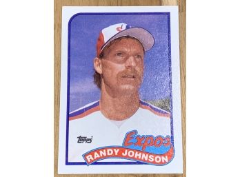 1989 TOPPS RANDY JOHNSON ROOKIE CARD