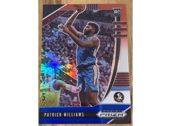 Patrick Williams 2020-21 Prizm Draft Picks Red White & Blue Prizm RC RWB