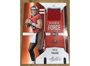 2021 KYLE TRASK GAME WORN JERSEY ROOKIE CARD