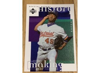 1997 UPPER DECK PEDRO MARTINEZ-HISTORY IN THE MAKING