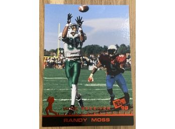 1998 PRESS PASS RANDY MOSS ROOKIE CARD