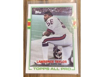 Lawrence Taylor 1989 Topps All Pro Card