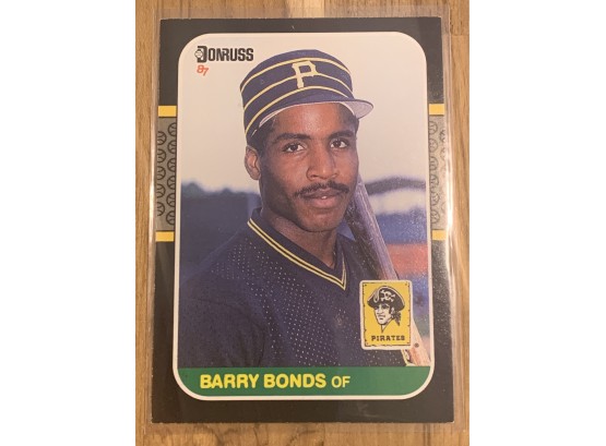 1987 DONRUSS BARRY BONDS ROOKIE CARD