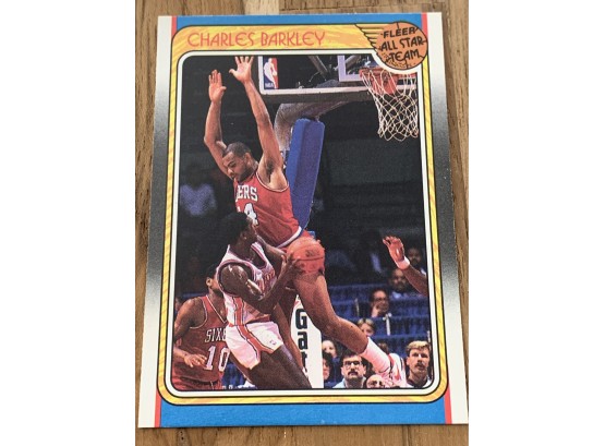 1988-89 FLEER NBA Basketball All Star Charles Barkley