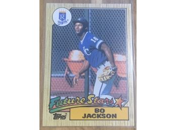 1987 TOPPS BO JACKSON FUTURE STARS ROOKIE CARD