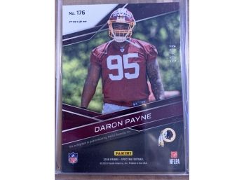 2018 GREEN SPECTRA DARON PAYNE AUTOGRAPHED 60/99