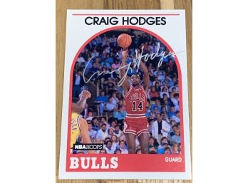 1989 NBA HOOPS CRAIG HODGES AUTOGRAPHED