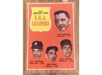 1961 AL ERA LEADERS
