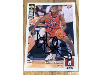1994 UD CALBERT CHEANEY AUTOGRAPHED