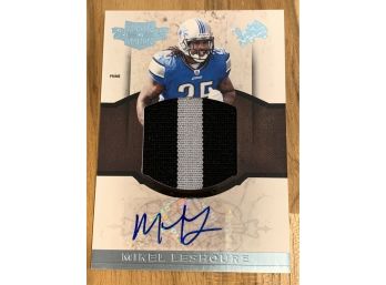 2011 MIKEL LESHOURE PLATES AND PATCHES PRIME AUTO/PATCH RC 22/25