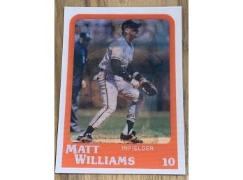 1987 SPORTFLICS MATT WILLIAMS