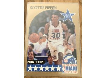 1990 NBA HOOPS SCOTTIE PIPPEN ALL STAR