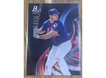 2018 TOPPS PETER ALONSO BOWMAN PLATINUM ROOKIE CARD