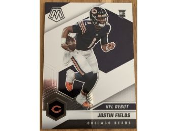 2021 MOSAIC JUSTIN FIELDS NFL DEBUT ROOKIE CARD