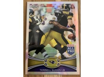 2012 TOPPS CHROME TERRELL SUGGS ALL PRO