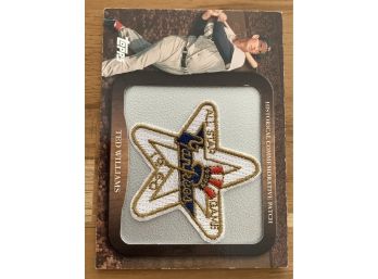 2009 TOPPS TED WILLIAMS 1960 ALL STAR GAME COMMEMORATIVE PATCH