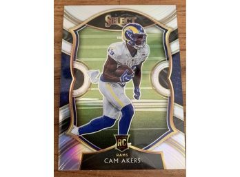 2020 Select Cam Akers Concourse Silver Prizm Rookie RC