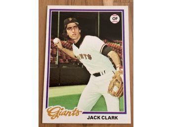 1978 TOPPS JACK CLARK