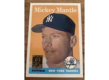 1996 TOPPS MICKEY MANTLE COMMEMORATIVE SET CARD 8 Of 19