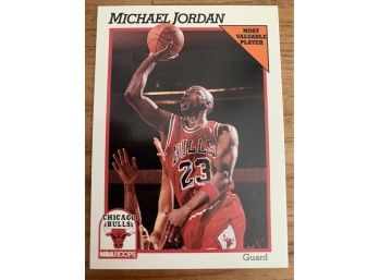 1991 NBA HOOPS MICHAEL JORDAN MOST VALUABLE PLAYER
