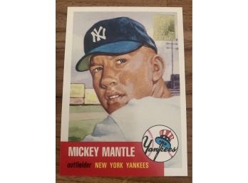 1996 TOPPS MICKEY MANTLE COMMEMORATIVE SET CARD 3 Of 19