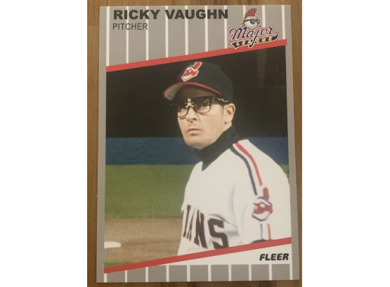 1989 Ricky Wild Thing Vaughn Charlie Sheen Baseball Card ACEO