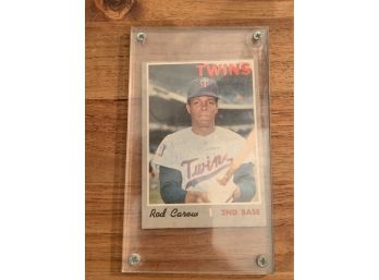 1970 TOPPS ROD CAREW IN SCREWED DOWN CASE