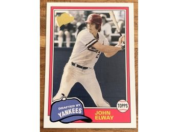 John Elway 2005 Topps All Time Fan Favorites New York Yankees