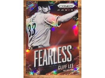 15/25!!!  2014 PANINI PRIZM CLIFF LEE FEARLESS
