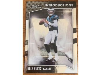 2020 ABSOLUTE JALEN HURTS INTRODUCTIONS RC