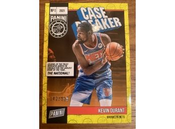 142/199!!  2021 PANINI THE NATIONAL KEVIN DURANT CASE BREAKER