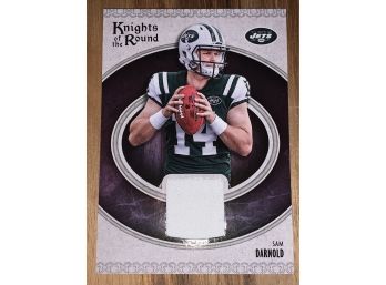 2018 PANINI KNIGHTS OF THE ROUND SAM DARNOLD AUTHENTIC GAME WORN JERSEY