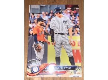 2018 TOPPS UPDATE AARON JUDGE & JOSE ALTUVE A GAME FOR EVERYONE